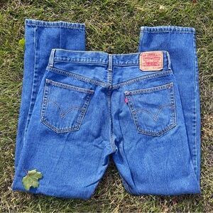 Dark Wash Levi 505 34x34